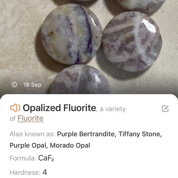 2/$20, Purple Opalized Fluorite Bracelet, Genuine Gemstone + Bronze Grape Leaf - Picture 11 of 12